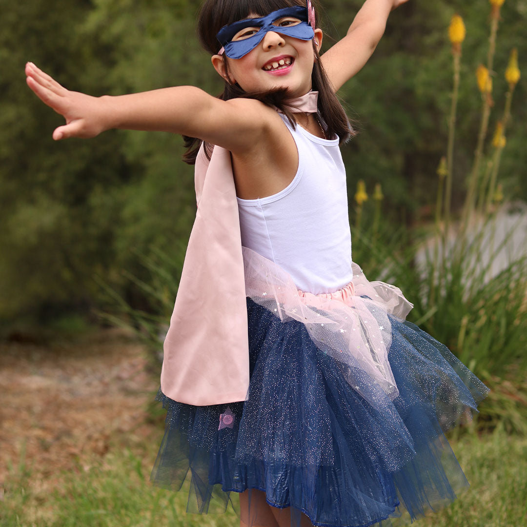 great pretenders verkleedset super-duper - pink navy - 4-6 jaar | 67885 | 1