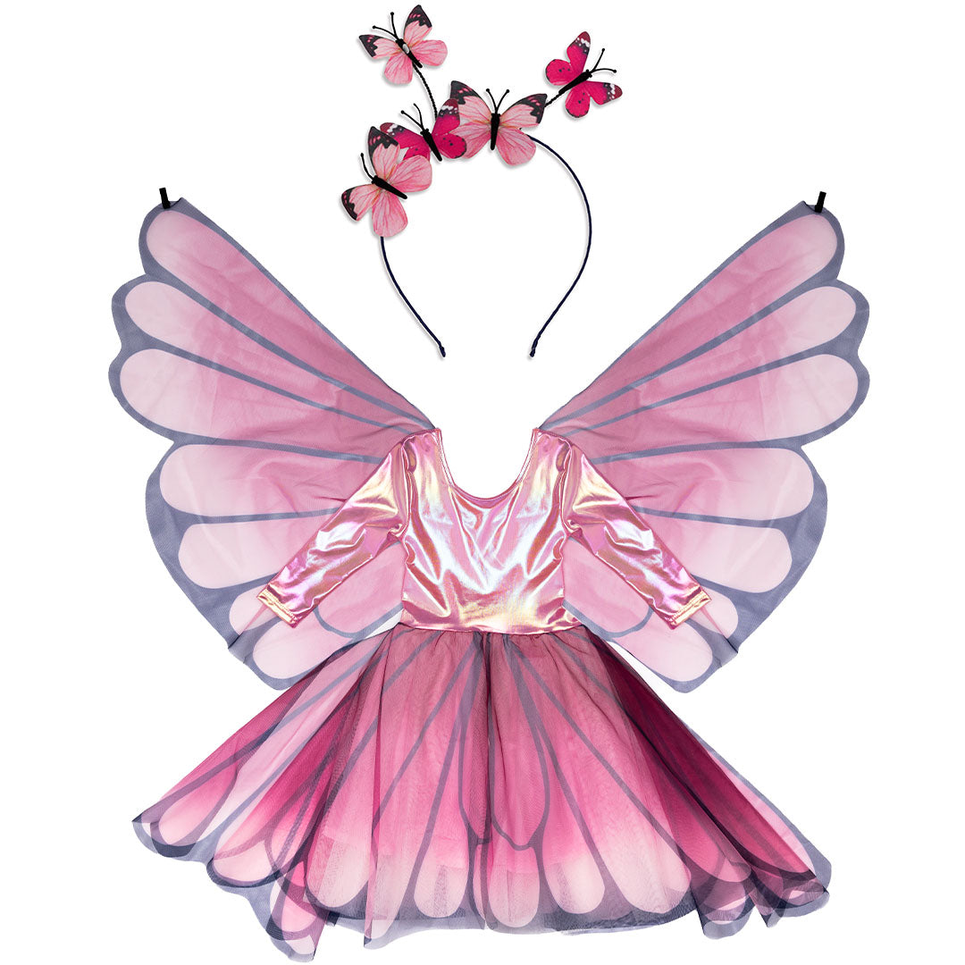 great pretenders vlinderset met diadeem en vleugels - 4-6 jaar | 32525 | 0