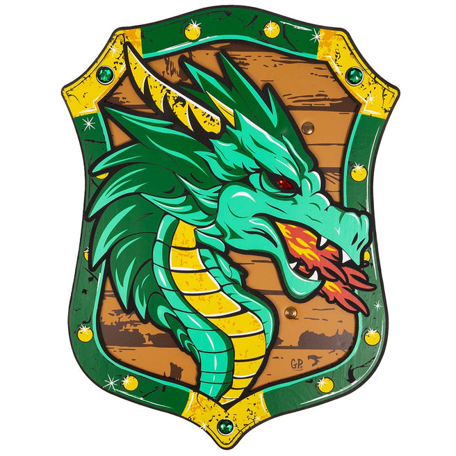 great pretenders schild - groene draak | GP14335 | 1
