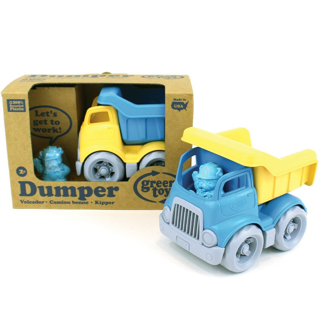 green toys kiepwagen oceanbound - blauw-geel - assorti | GTCDPOB1780 | 2