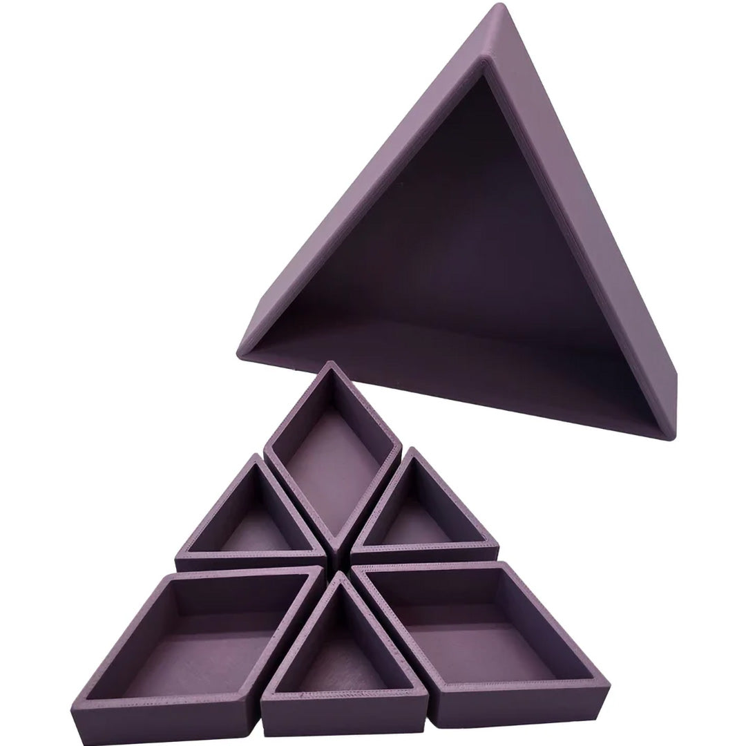 grennn inlegdriehoek mandigo - paars - 17,5x20 cm | 8785312013055 | 4