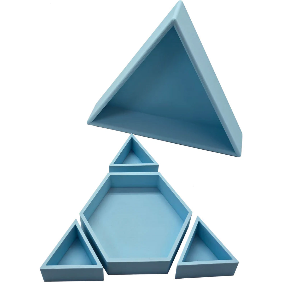 grennn inlegdriehoek mandigo - pastel blauw - 17,5x20 cm | 8785312013109 | 4
