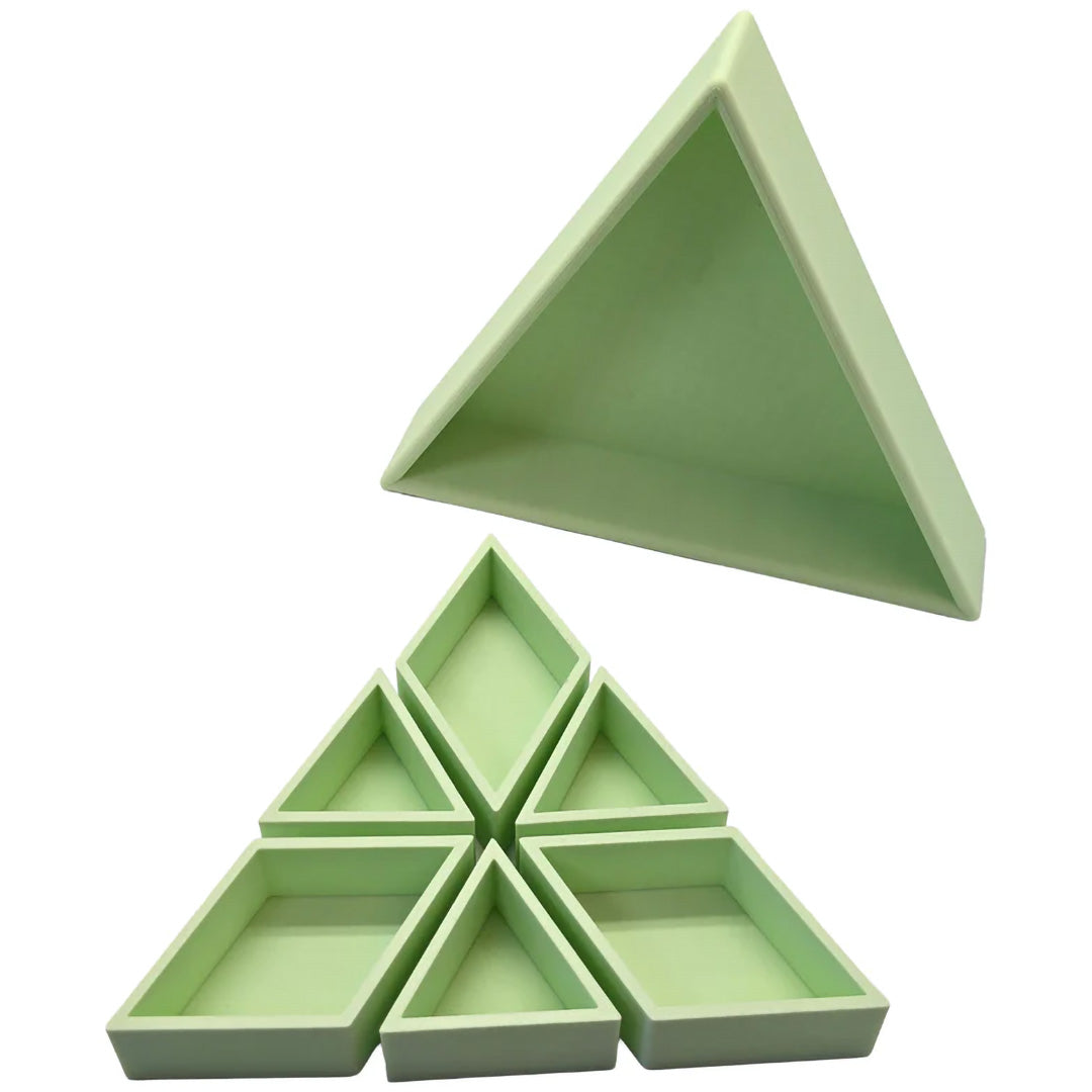 grennn inlegdriehoek mandigo - pastel groen - 17,5x20 cm | 8785312013093 | 4