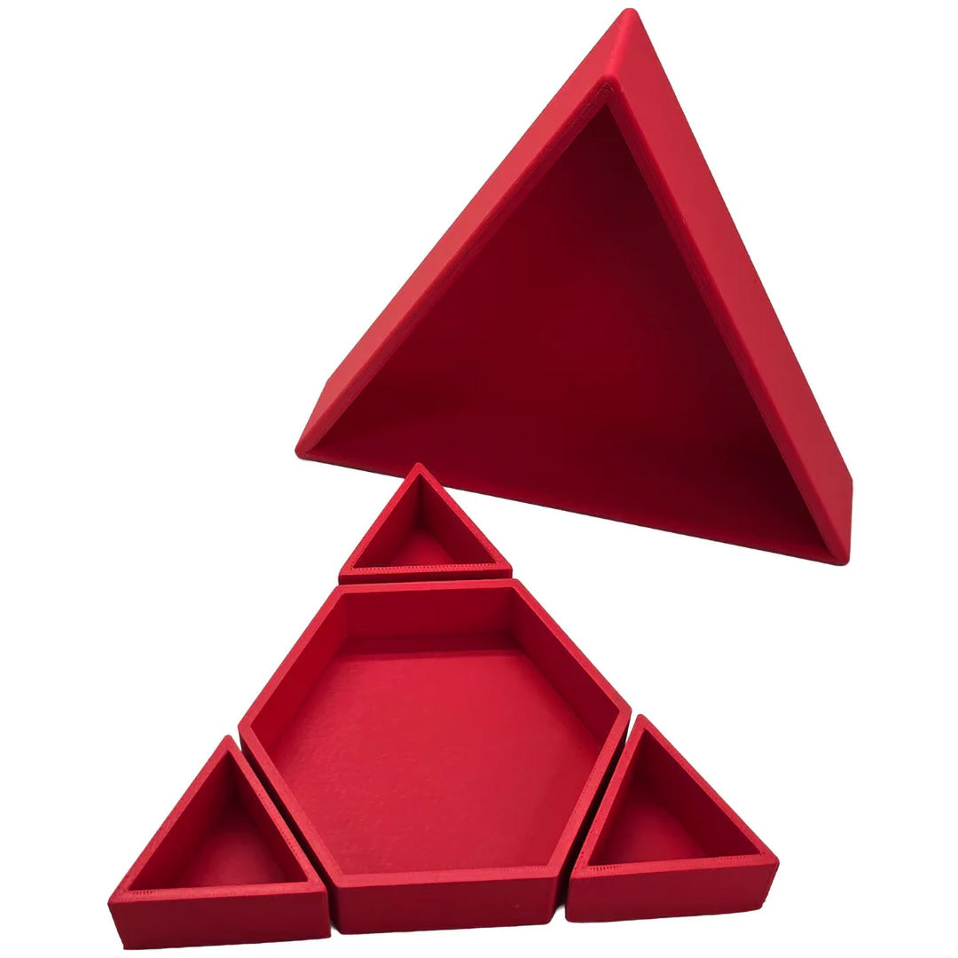 grennn inlegdriehoek mandigo - rood - 17,5x20 cm | 8785312013024 | 