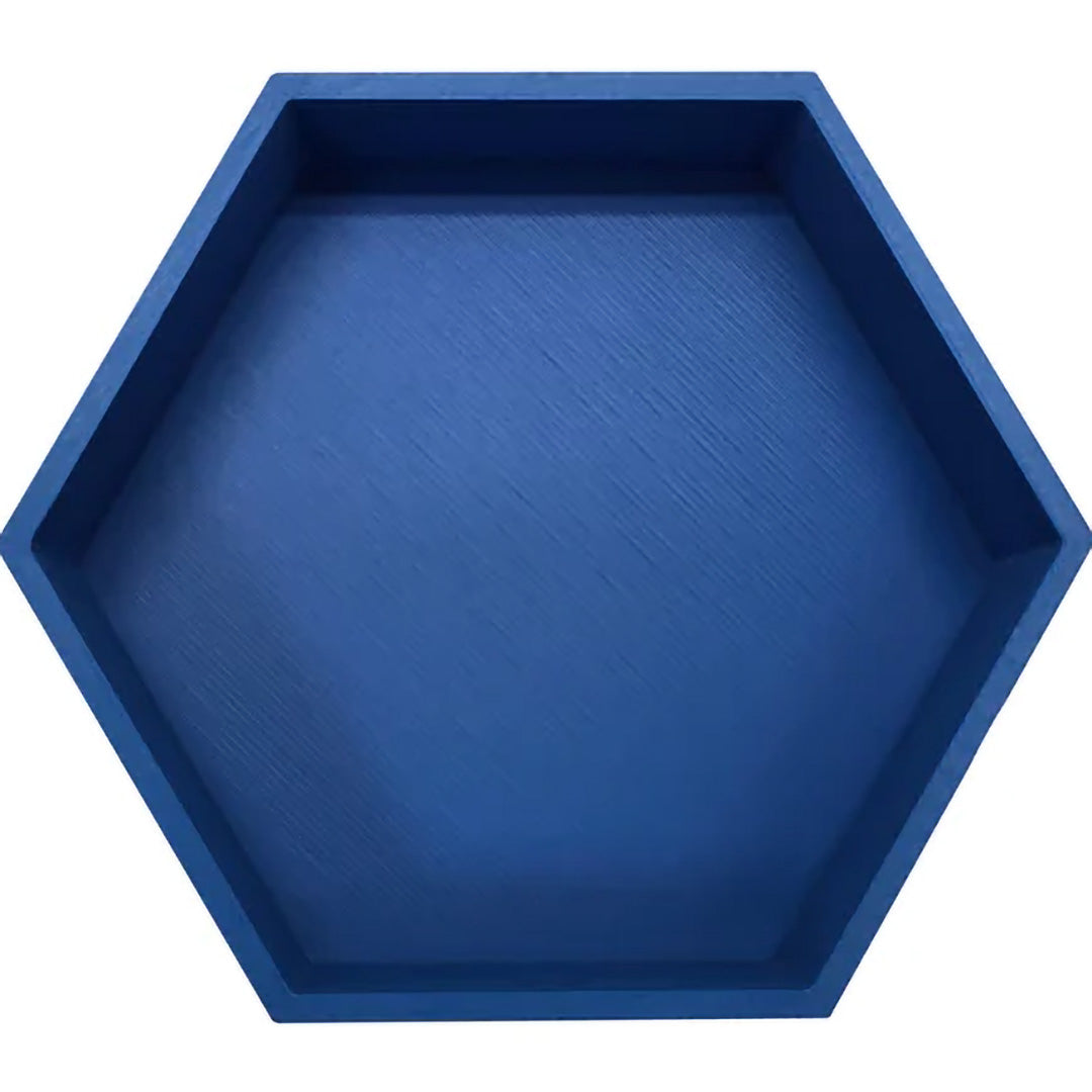 grennn speelbak zeshoek mandigo - blauw - 10x8,5 cm | GREN8785312012225 | 1