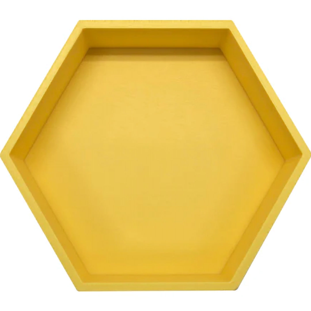 grennn speelbak zeshoek mandigo - geel - 10x8,5 cm | 8785312011945 | 1
