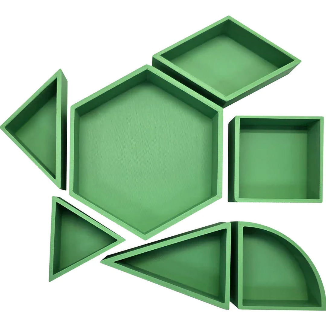 grennn speelbak zeshoek mandigo - groen - 10x8,5 cm | 8785312012157 | 2