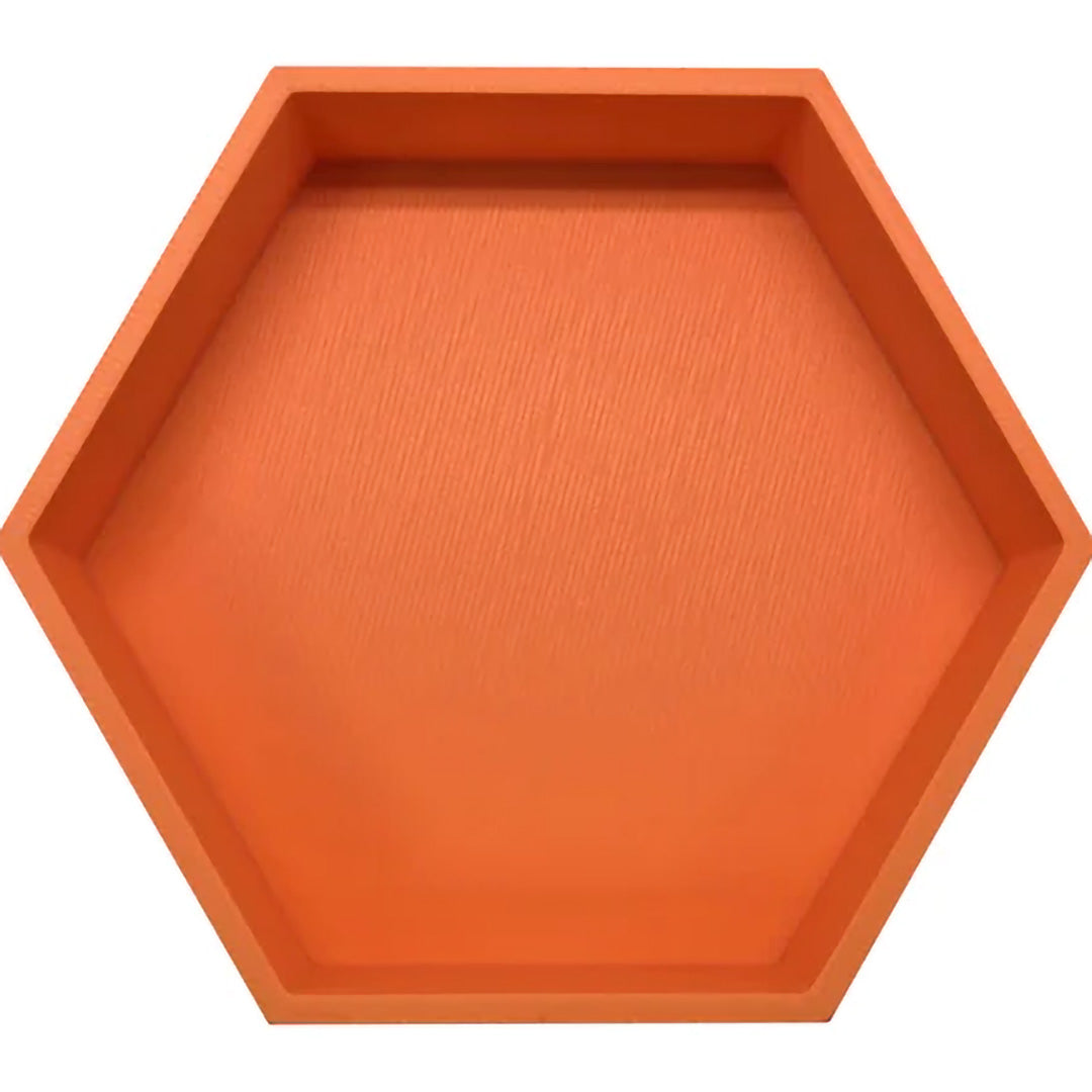 grennn speelbak zeshoek mandigo - oranje - 10x8,5 cm | 8785312012010 | 1