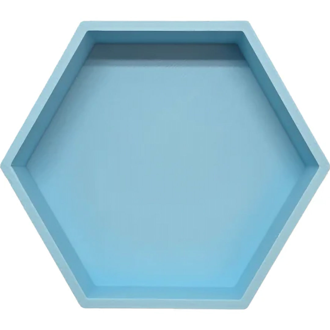 grennn speelbak zeshoek mandigo - pastel blauw - 10x8,5 cm | 8785312012867 | 1