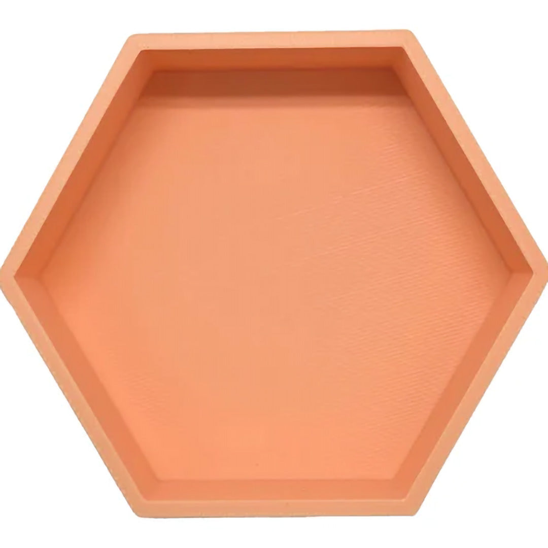 grennn speelbak zeshoek mandigo - pastel oranje - 110x8,5 cm | 8785312012652 | 1