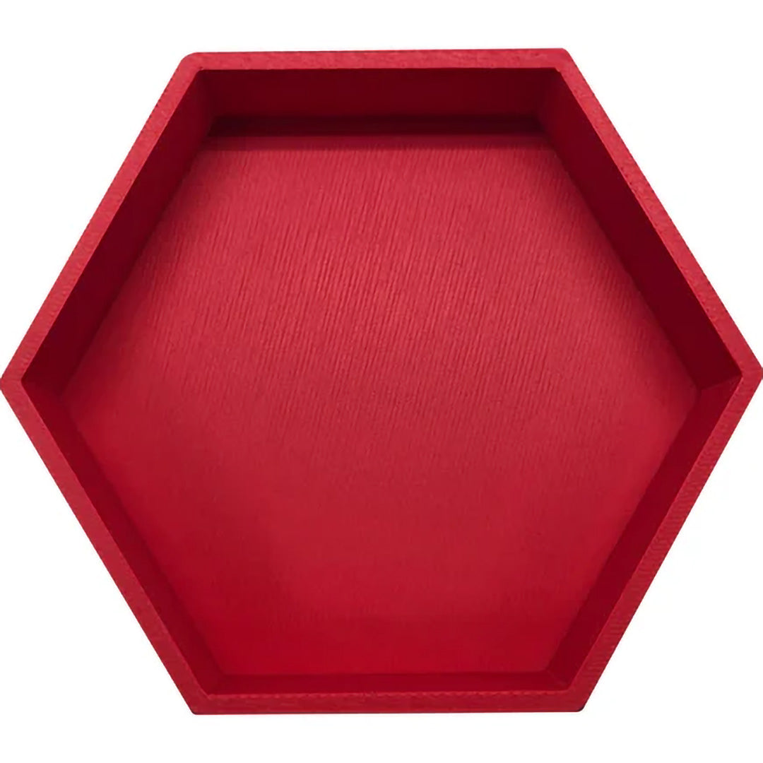 grennn speelbak zeshoek mandigo - rood - 10x8,5 cm | 8785312012089 | 1