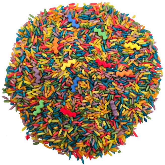 grennn speelrijst wave - regenboog mix - 750 gr | 8785312011808 | 1