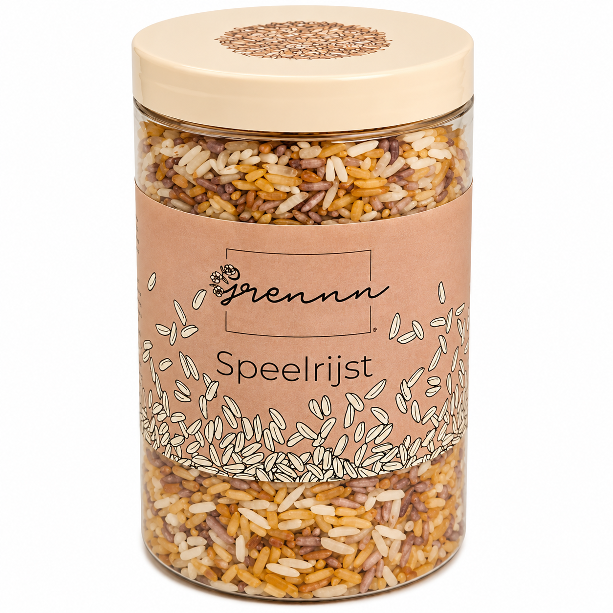 grennn speelrijst hippy summer mix - 300 gram | 4800437969569 | 2