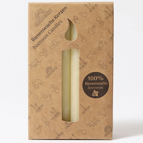 grimm's 100% bijenwaskaarsjes crème - 12st | 05201 | 3