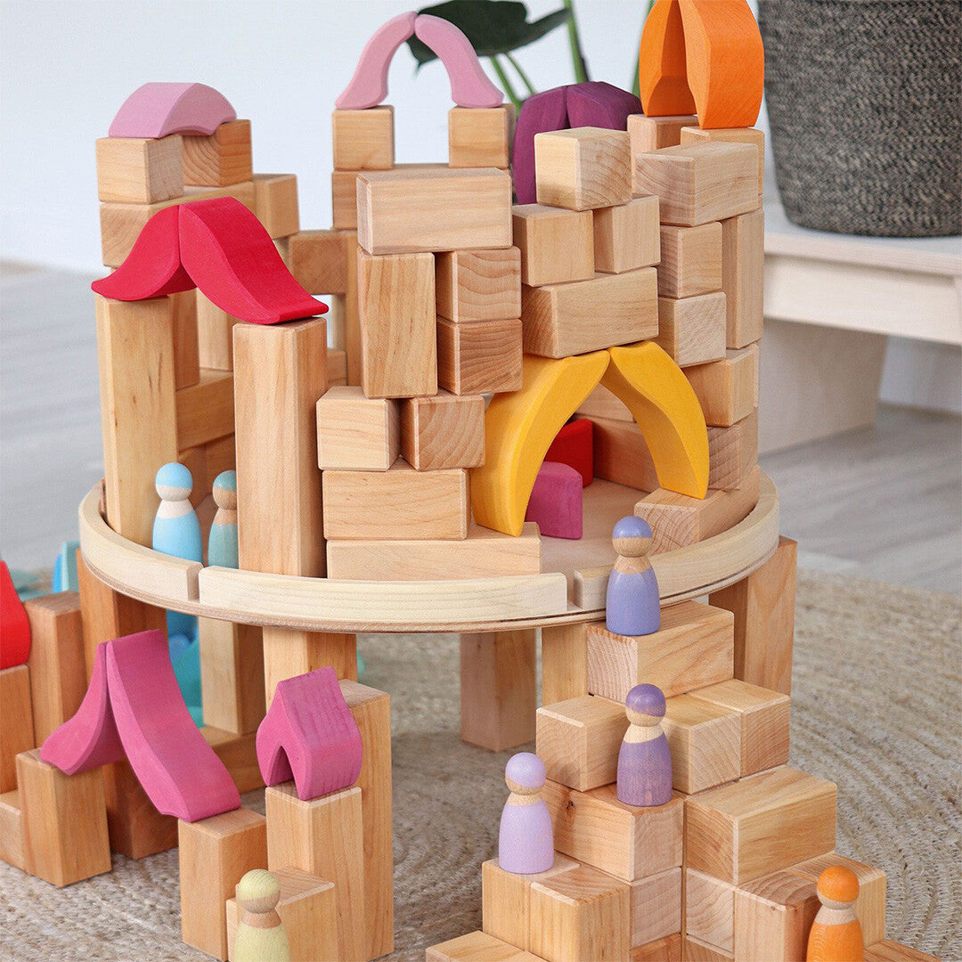 grimm's bouwblokken piramide - 100st  | 42091 | 3