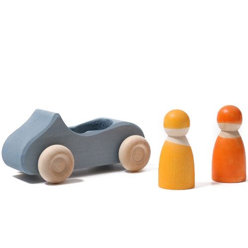 grimm's cabrio auto - large - blauw | 09307 | 2