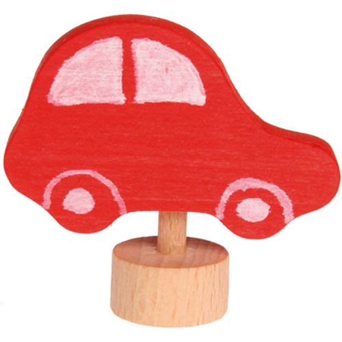 grimm's decoratie figuur - rode auto | 03560 | 0