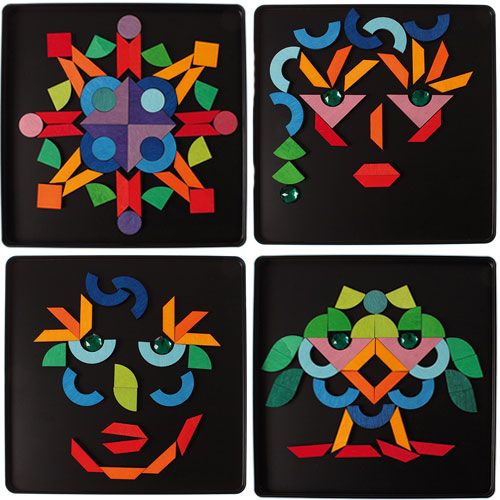 grimm's magneetpuzzel basisvormen | 91177 | 3