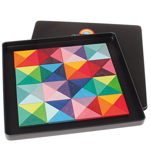 grimm's magneetpuzzel - driehoek (64st) | 91167 | 7