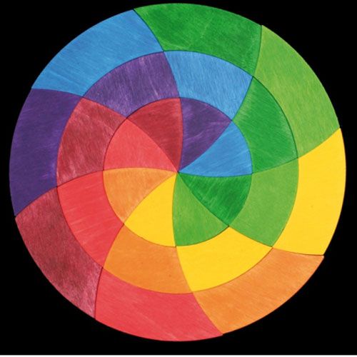 grimm's magneetpuzzel gekleurde cirkel goethe | 91080 | 0