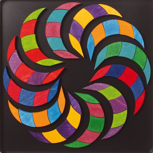 grimm's magneetpuzzel gekleurde spiraal | 91020 | 1