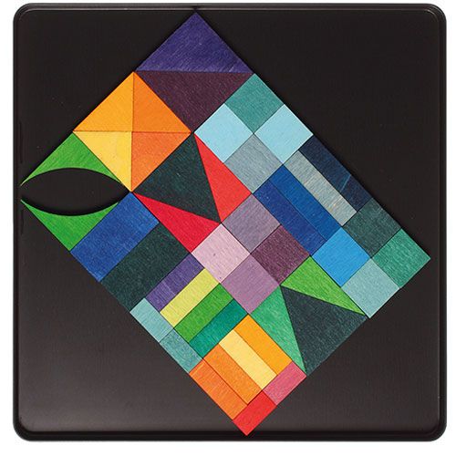 grimm's magneetpuzzel - geo-grafisch (59st) | 91168 | 3