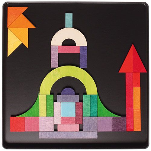 grimm's magneetpuzzel - geo-grafisch (59st) | 91168 | 5