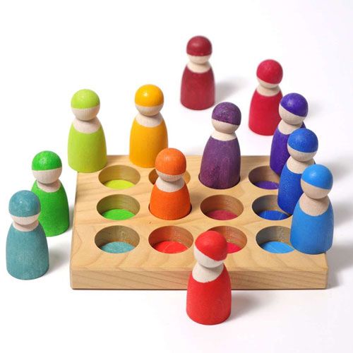 grimm's popjes vrienden regenboog  - 12 st | 10581 | 4
