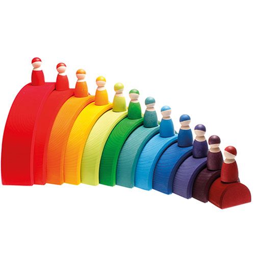 grimm's popjes vrienden regenboog  - 12 st | 10581 | 5