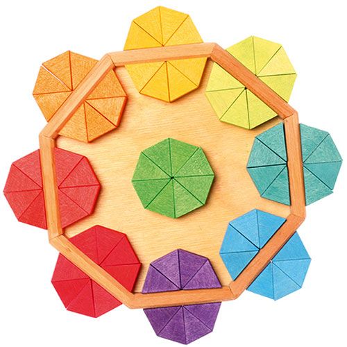 grimm's puzzel achthoek - small - 72st | 43380 | 8