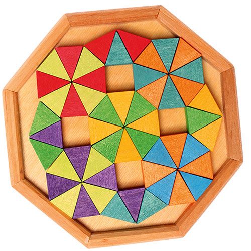 grimm's puzzel achthoek - small - 72st | 43380 | 9