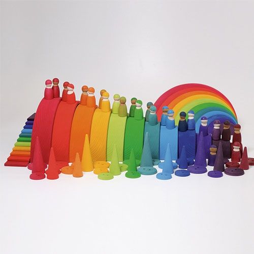 grimm's regenboog stapeltoren - 12 bogen 36 cm  | 10670 | 2