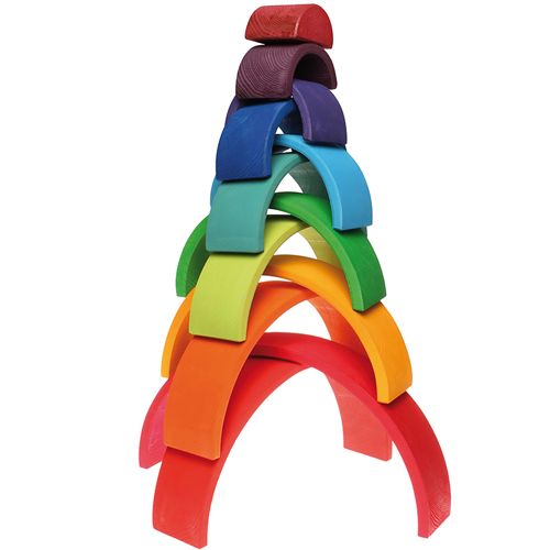 grimm's regenboog stapeltoren - 12 bogen 36 cm  | 10670 | 4