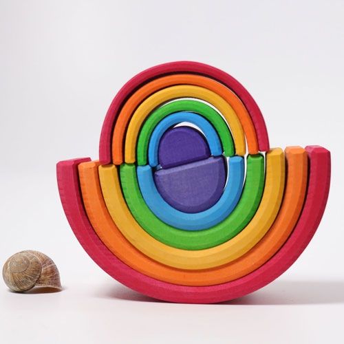 grimm's regenboog stapeltoren - 6 bogen 10,5 cm | 10760 | 3