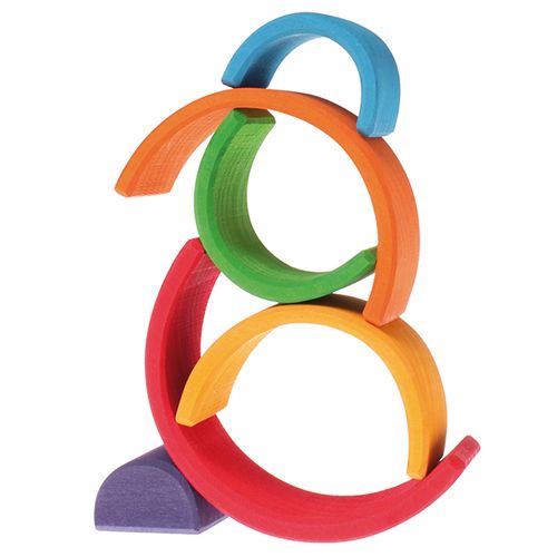 grimm's regenboog stapeltoren - 6 bogen 10,5 cm | 10760 | 5