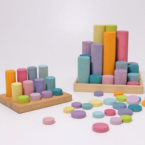 grimm's sorteermunten pastel - 24st  | 10311 | 1