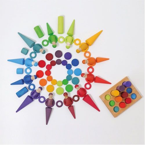 grimm's sorteermunten regenboog - 24st  | 10312 | 2