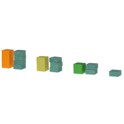 grimm's stapelblokken tellen getallenland - small (100st) | 42100 | 5