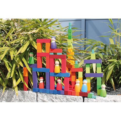 grimm's stapelblokken tellen getallenland - small (100st) | 42100 | 6