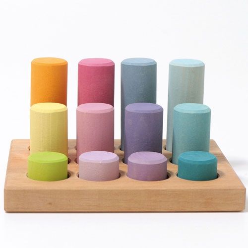 grimm's stapelrollers 12st - pastel  | 10574 | 4