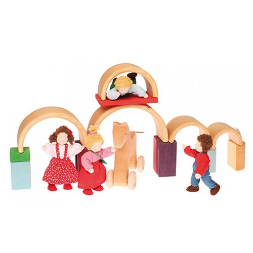 grimm's stapeltoren 6 bogen 17 cm - naturel | 10680 | 1