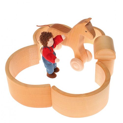 grimm's stapeltoren 6 bogen 17 cm - naturel | 10680 | 2