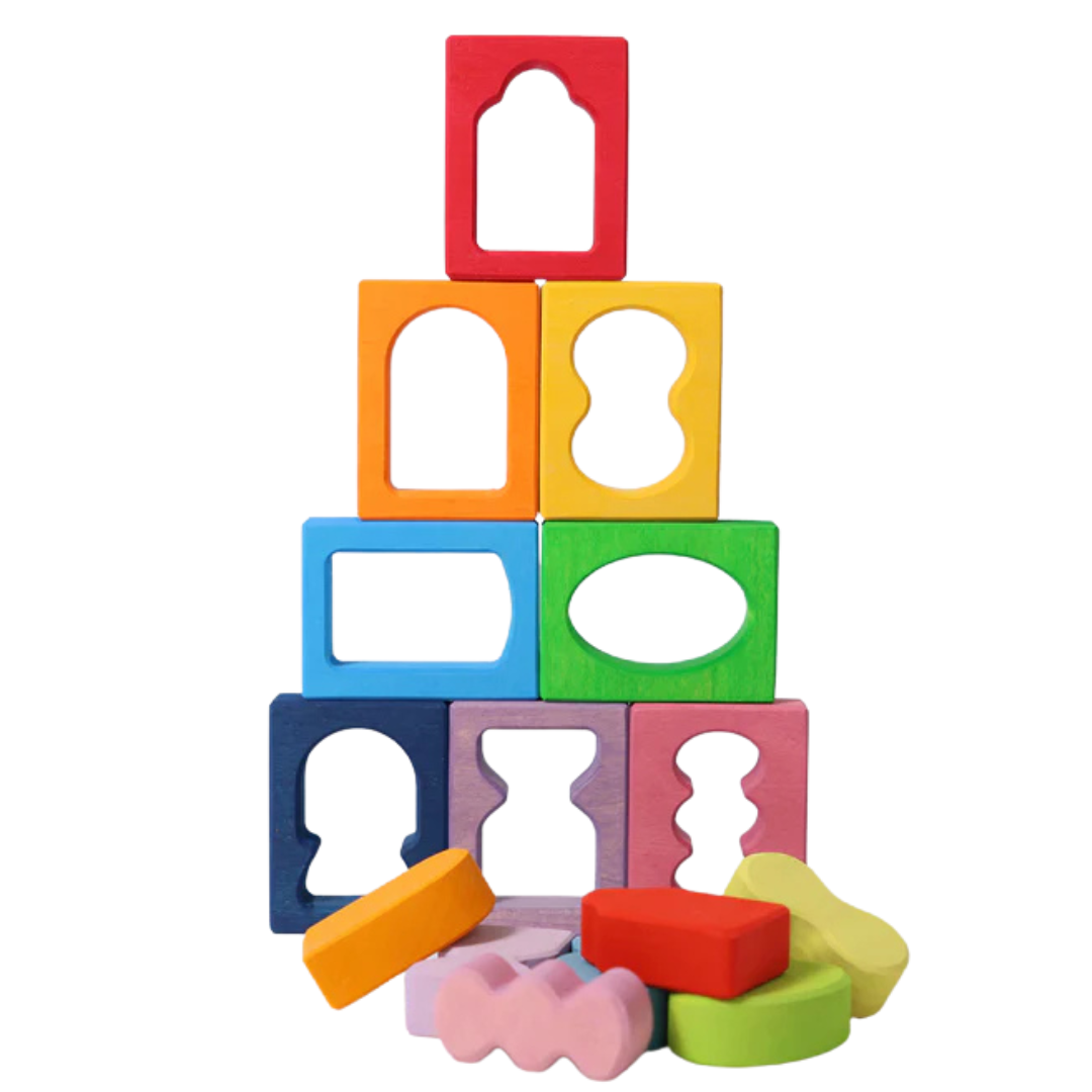 grimm's bouwblokken ramen - 16st | GRIM43689 | 1