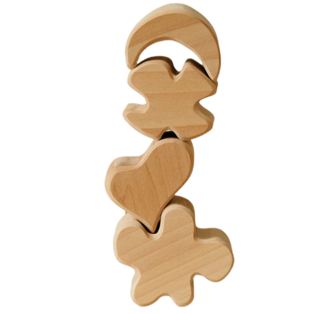 grimm's bouwblokken set - geel - 13st | GRIM43687 | 2