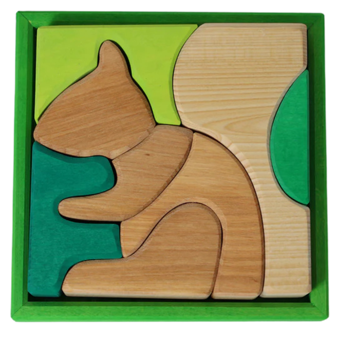 grimm's bouwblokken set - groen - 9st | GRIM43686 | 0