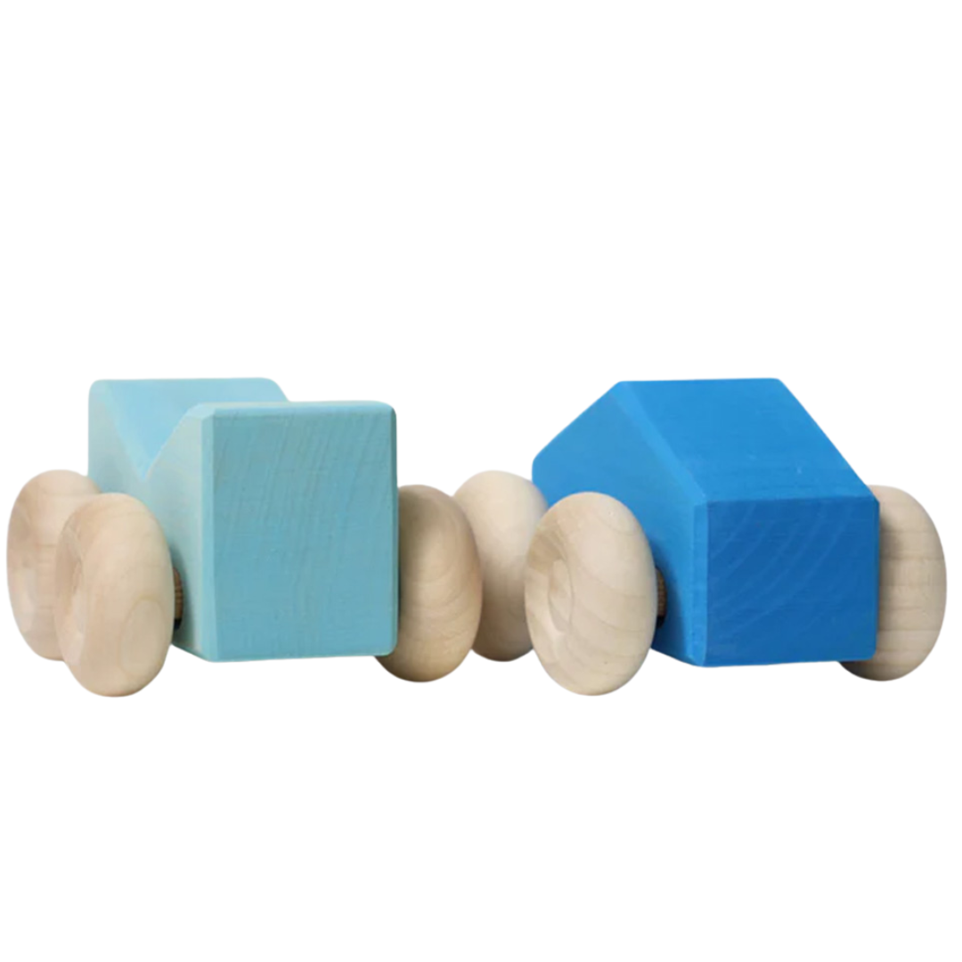 grimm's stapelauto's - blauw - 2st | GRIM09335 | 2