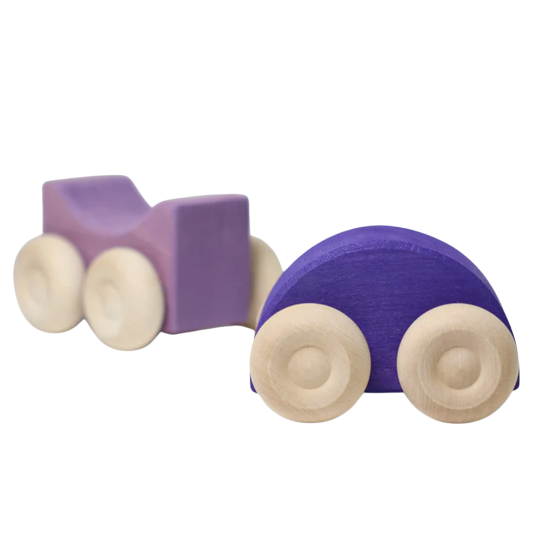 grimm's stapelauto's - paars - 2st | GRIM09334 | 2