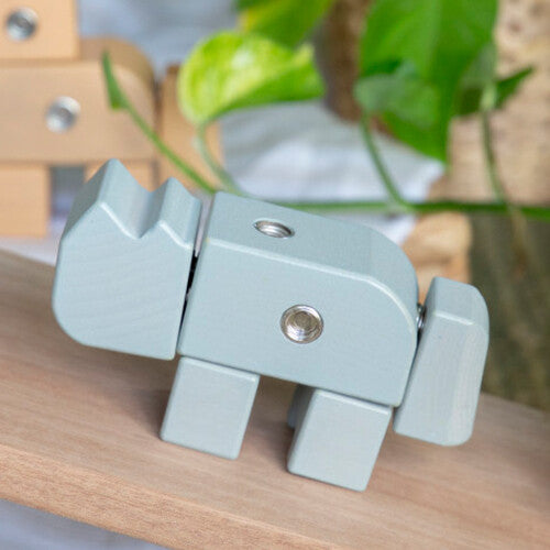 guidecraft blokken met drukknopen - dieren - 33st | G2061 | 3