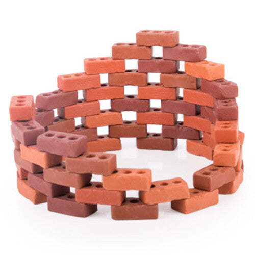 guidecraft bouwblokken kleine bakstenen - 60st | G6776 | 2