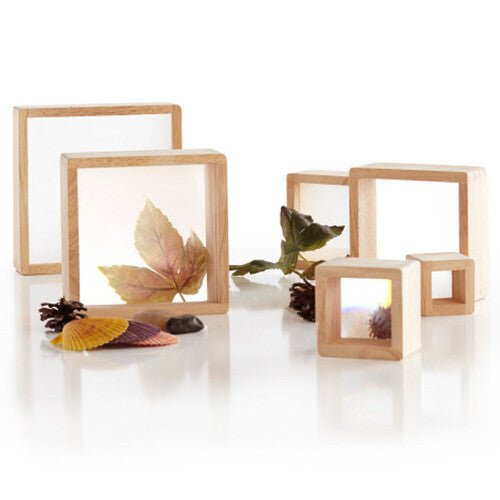 guidecraft ontdekkingsblokken met vergrootglas - 6st | G3018 | 0